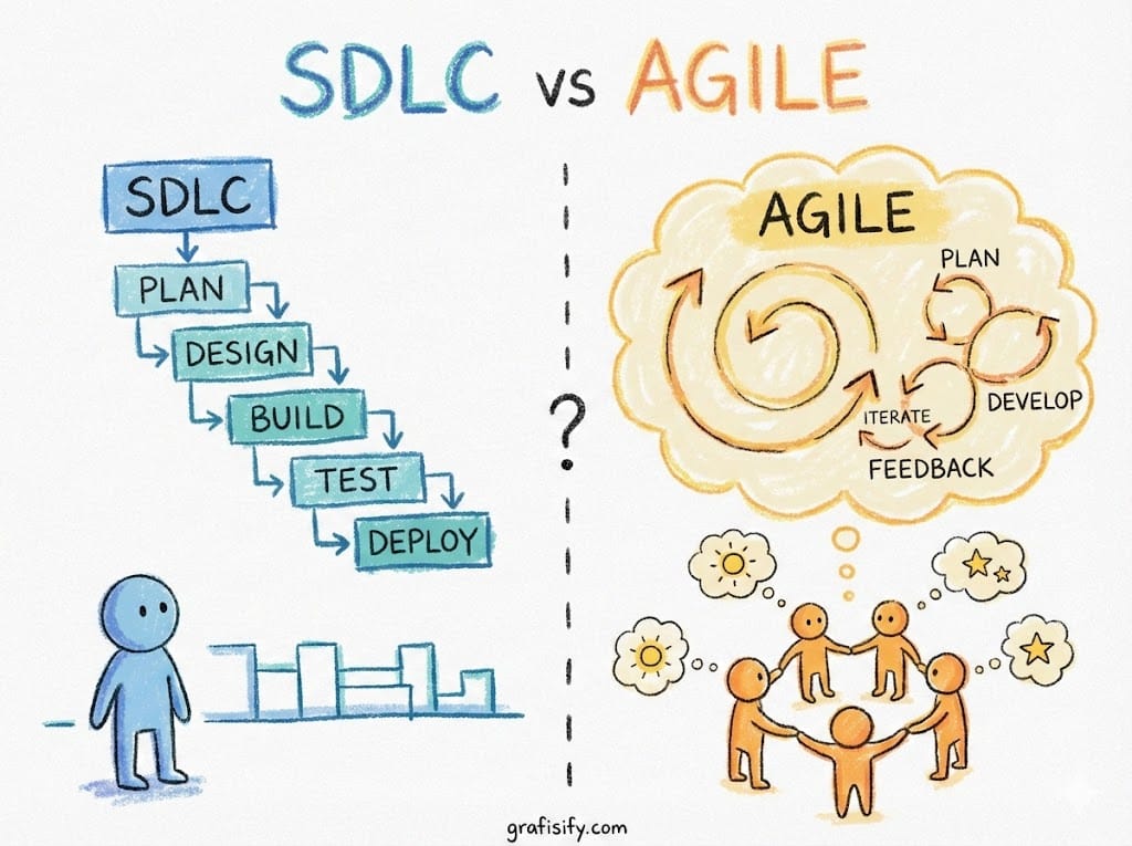 SDLC Waterfall vs Agile dalam Analisis dan Perancangan Sistem Informasi