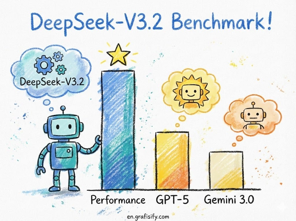 Revolusi DeepSeek-V3.2: Saat Open Source Akhirnya Menjegal GPT-5? Bedah Tuntas Teknologi “Sparse Attention” & Agentic AI