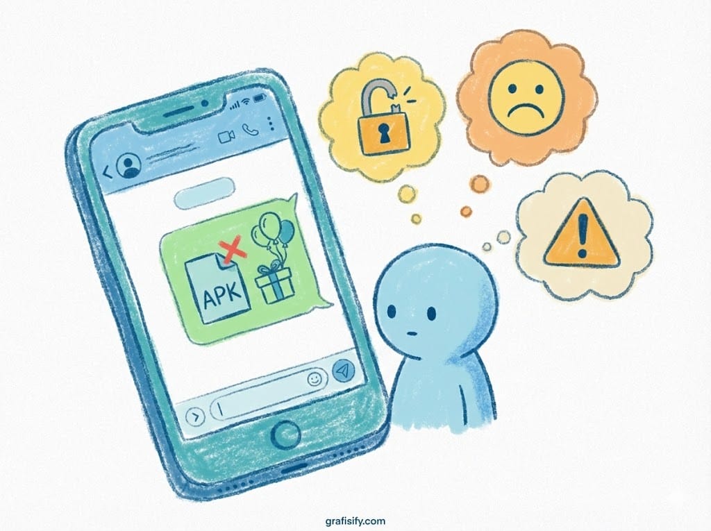Waspada Modus Penipuan File APK di WhatsApp: Cara Cek & Bersihkan HP Sampai Tuntas