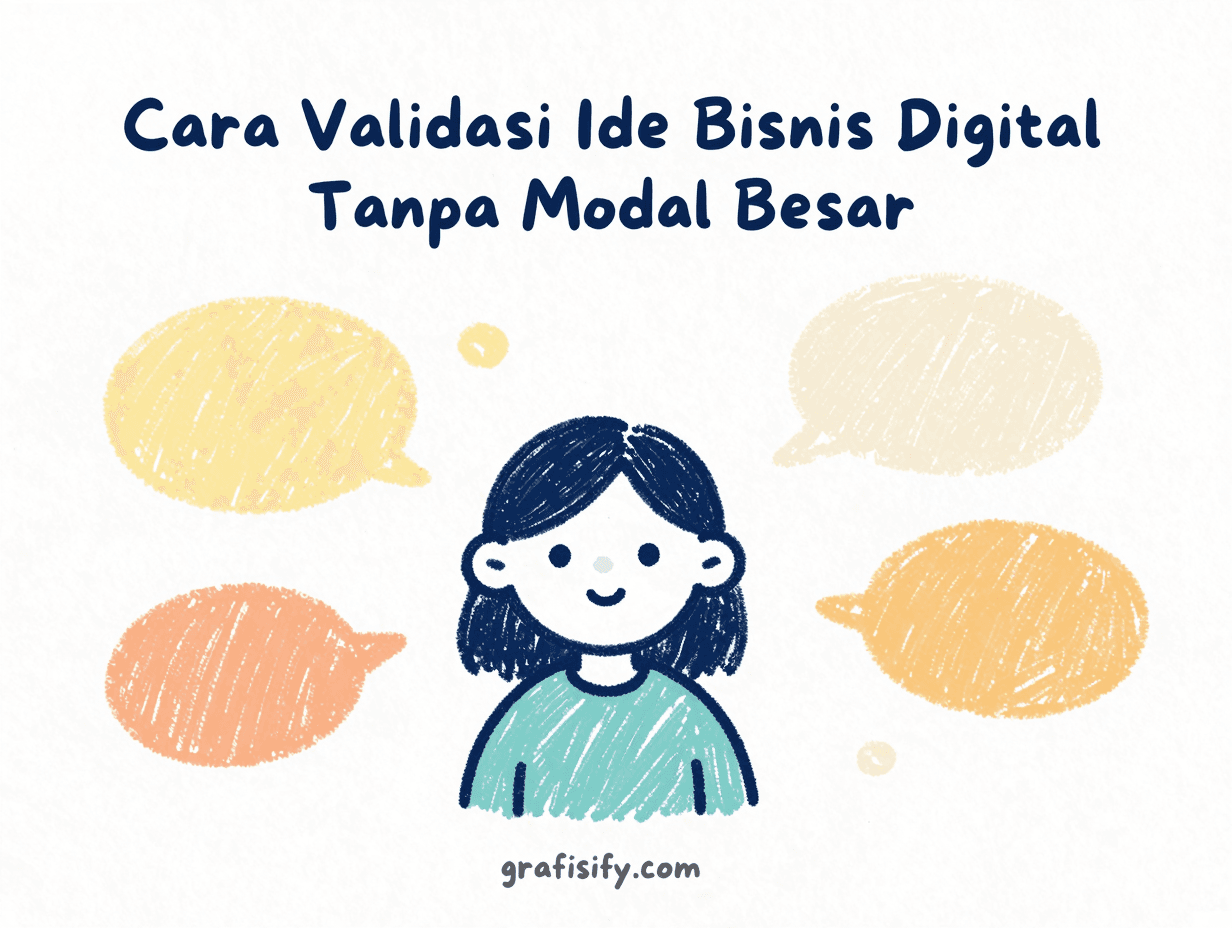 Cara Validasi Ide Bisnis Digital Tanpa Modal Besar: 7 Metode Terbukti untuk Founder Pemula