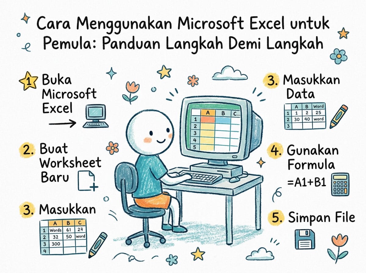 Cara Menggunakan Microsoft Excel untuk Pemula: Panduan Langkah Demi Langkah