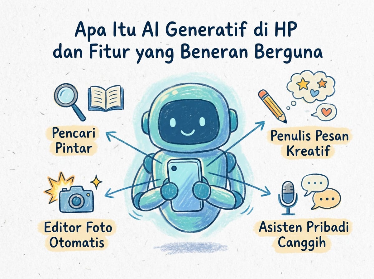 Apa Itu AI Generatif di HP dan Fitur yang Beneran Berguna