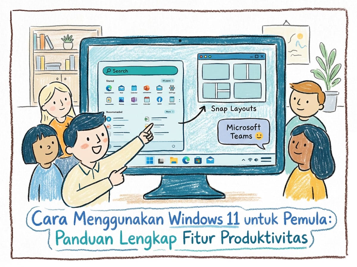 Cara Menggunakan Windows 11 untuk Pemula: Panduan Lengkap Fitur Produktivitas