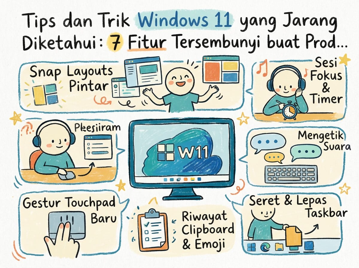 Tips dan Trik Windows 11 yang Jarang Diketahui: 7 Fitur Tersembunyi buat Produktivitas Maksimal