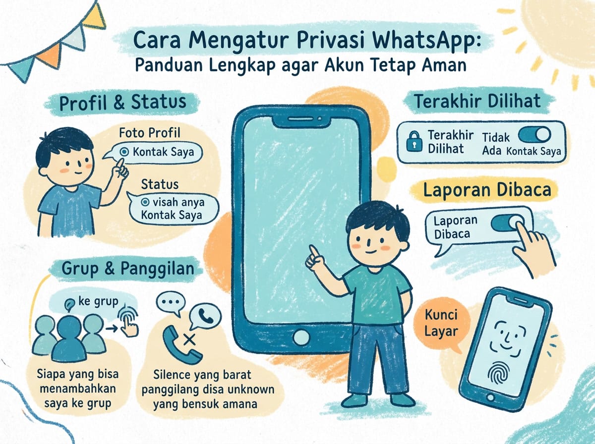 Cara Mengatur Privasi WhatsApp: Panduan Lengkap agar Akun Tetap Aman