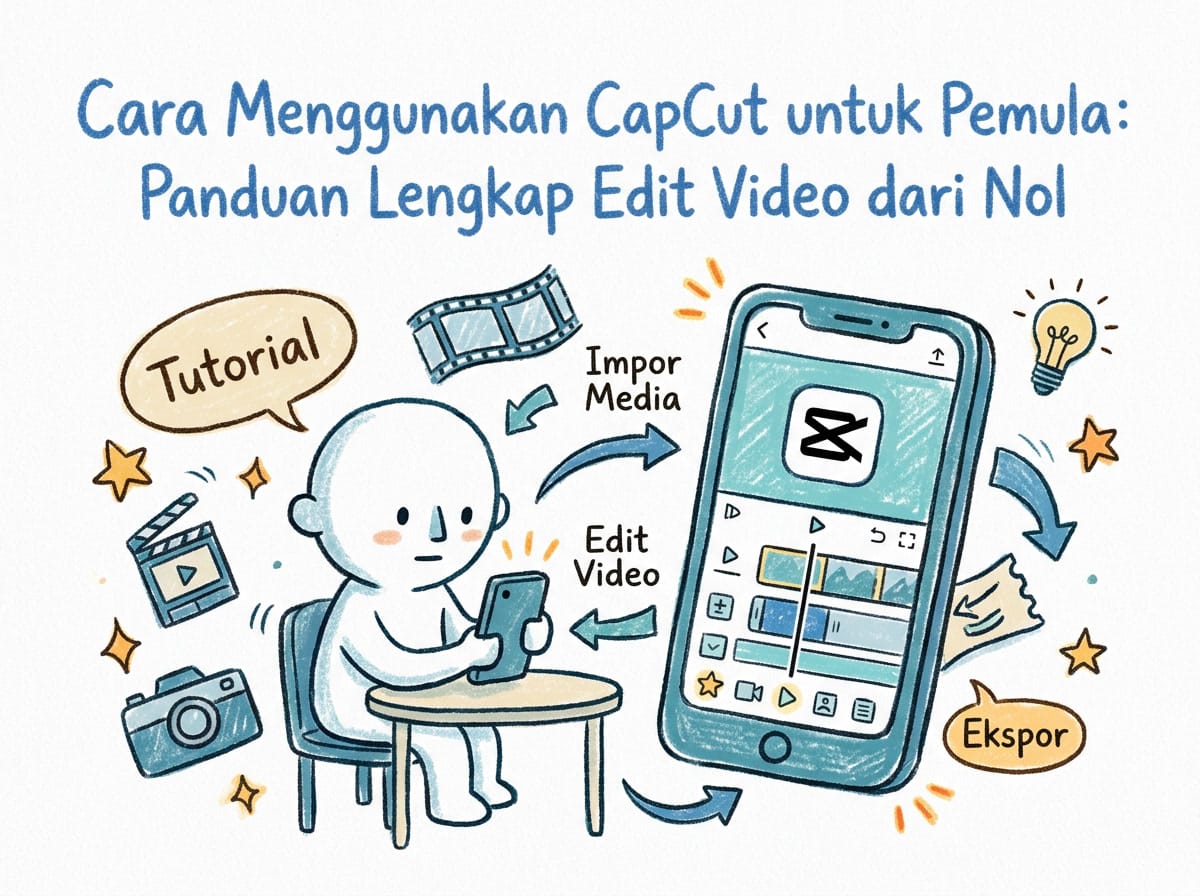 Cara Menggunakan CapCut untuk Pemula: Panduan Lengkap Edit Video dari Nol