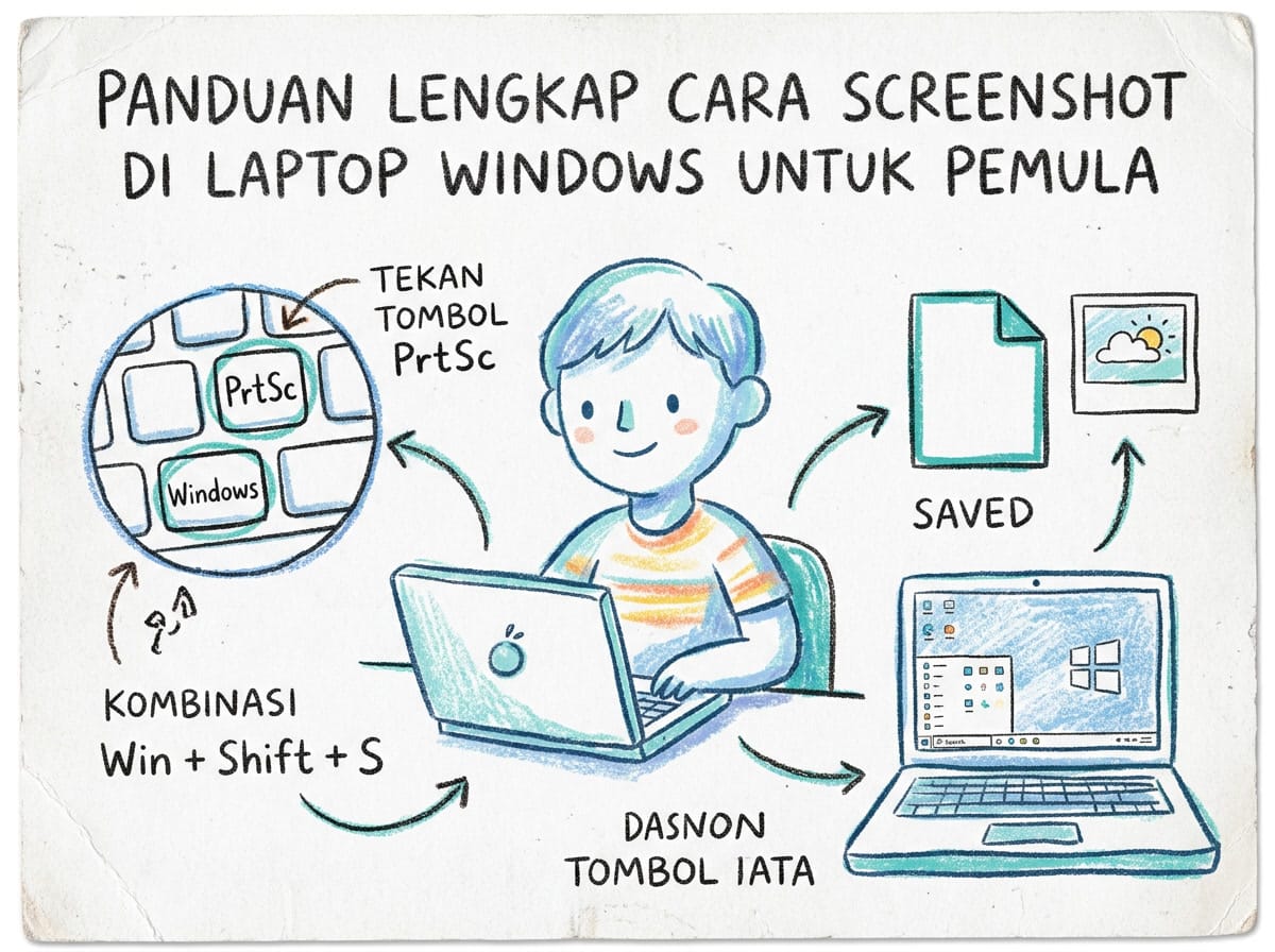 Panduan Lengkap Cara Screenshot di Laptop Windows untuk Pemula