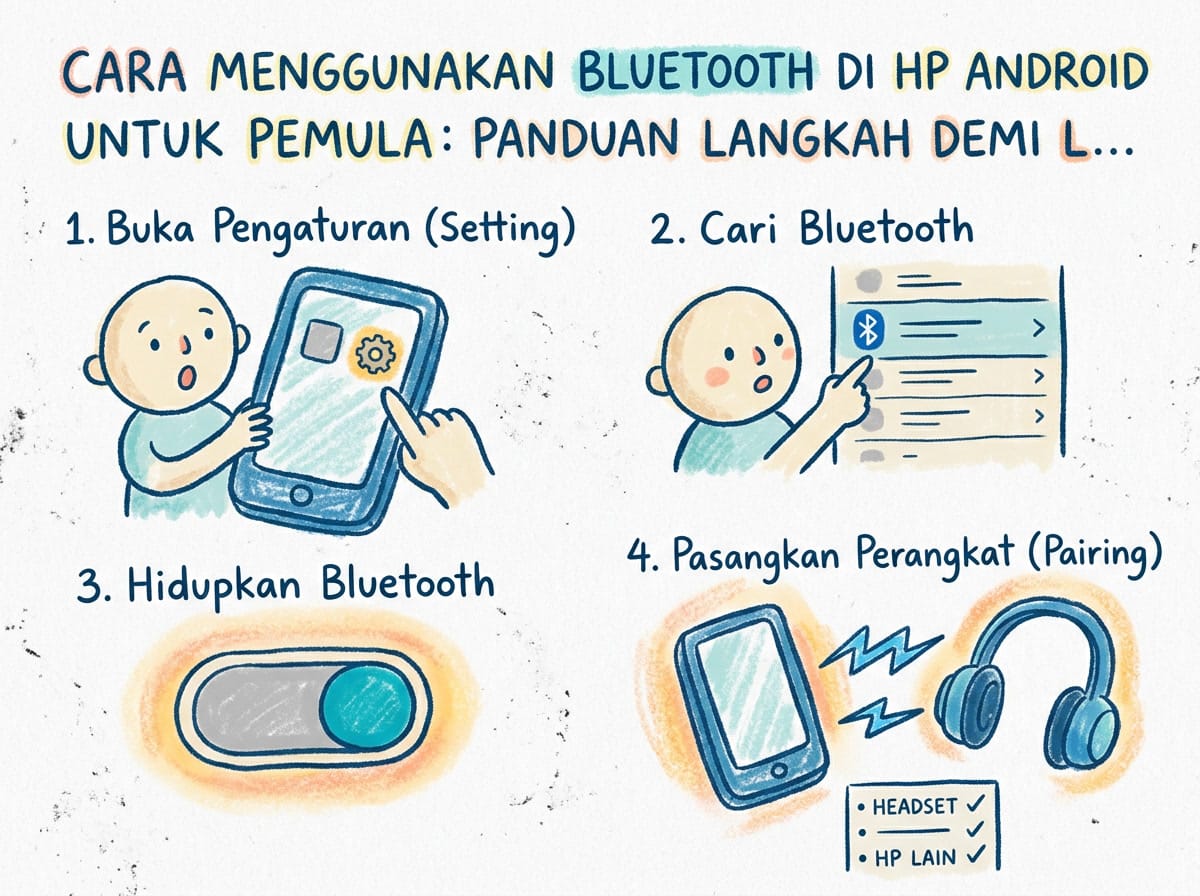 Cara Menggunakan Bluetooth di HP Android untuk Pemula: Panduan Langkah demi Langkah
