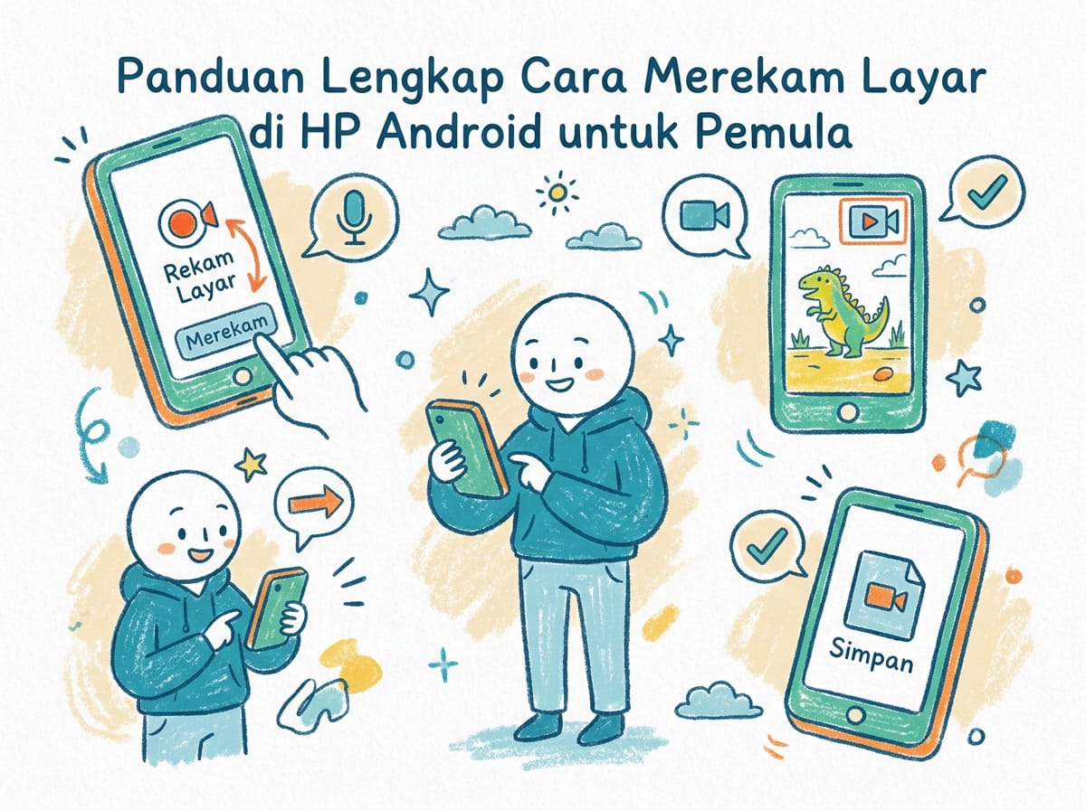 Panduan Lengkap Cara Merekam Layar di HP Android untuk Pemula