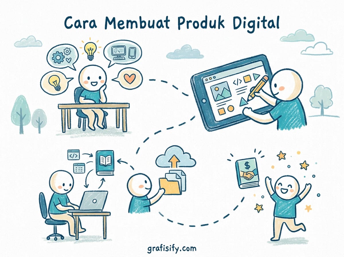 Cara Membuat Produk Digital (Panduan Lengkap untuk Pemula dari Ide hingga Cuan)
