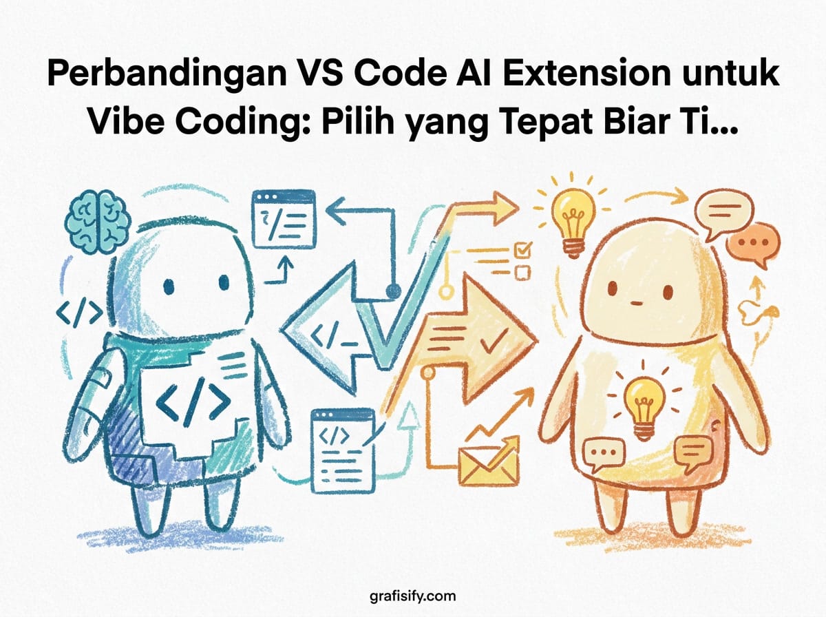 Perbandingan VS Code AI Extension untuk Vibe Coding: Pilih yang Tepat Biar Tidak Boncos