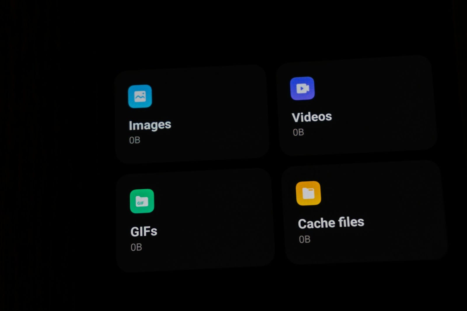 Folder digital untuk menyimpan cache, gambar, video, dan file di HP Android