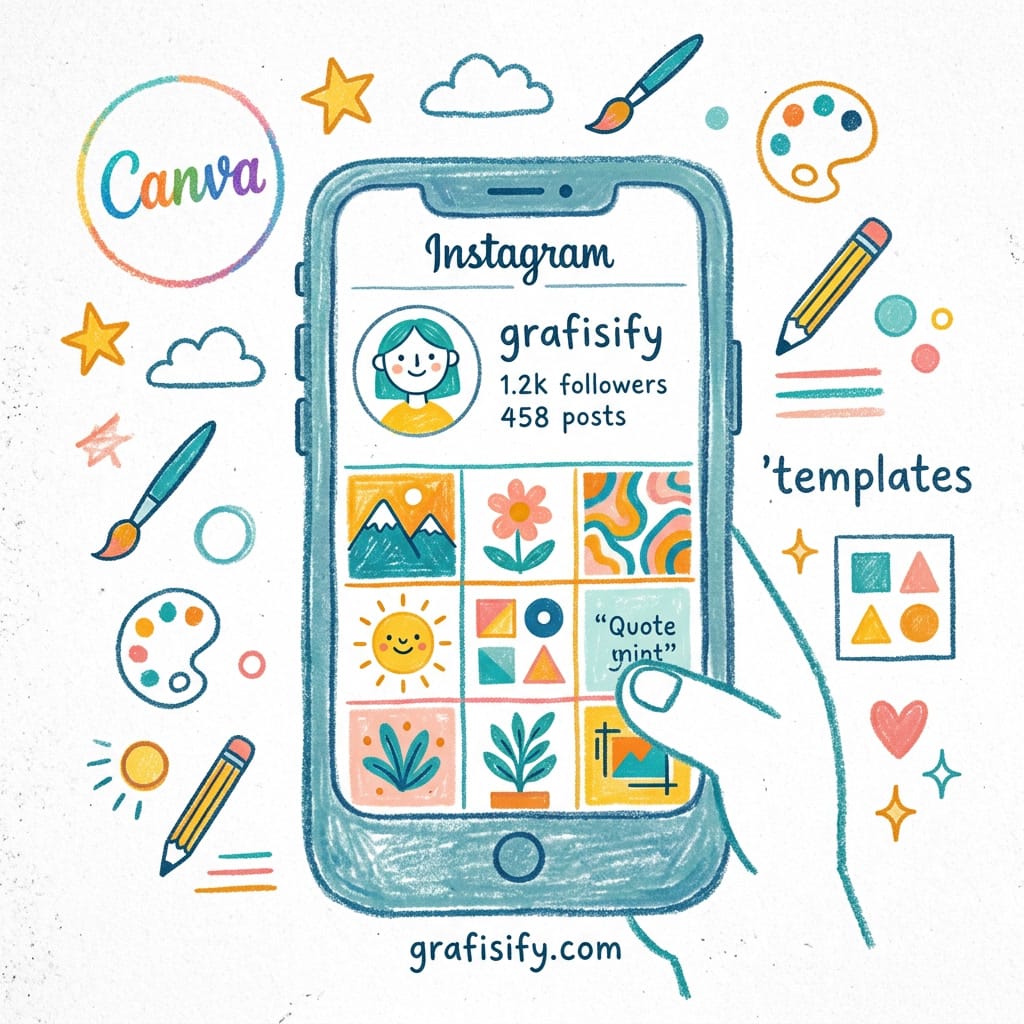 Cara Membuat Desain Feed Instagram Estetik dengan Canva: Panduan Lengkap Template dan Branding