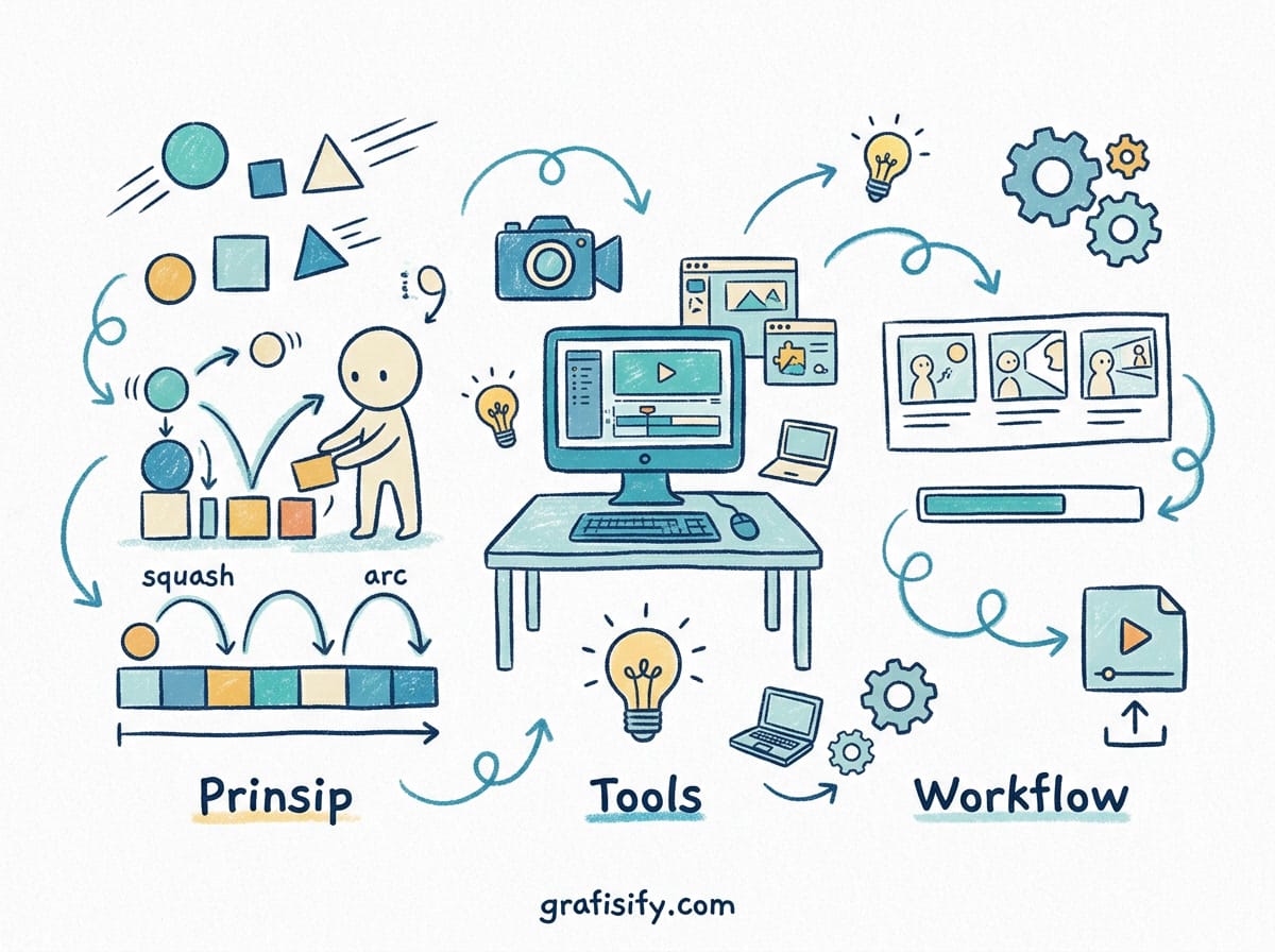 Panduan Lengkap Motion Graphic untuk Pemula: Prinsip, Tools, dan Workflow