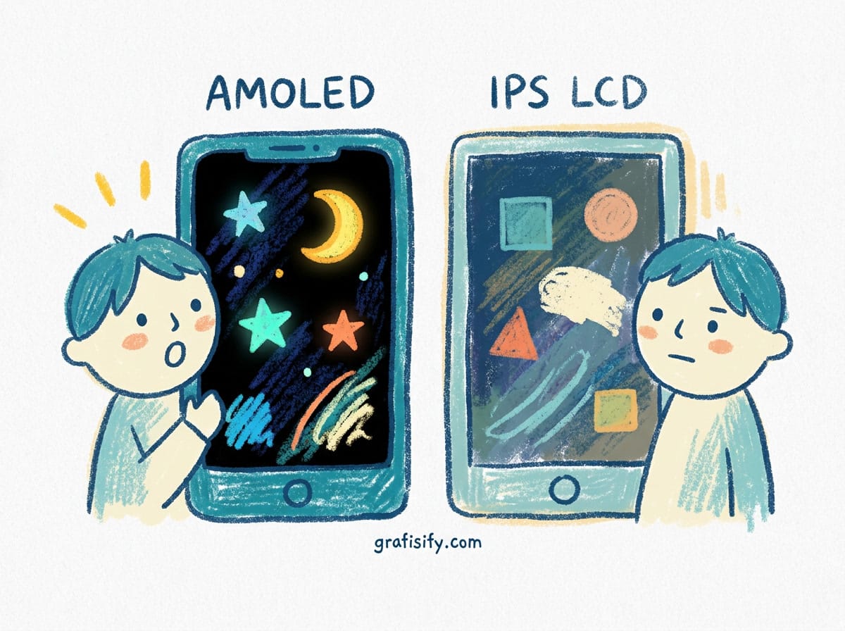 Perbandingan Layar AMOLED vs IPS LCD, Mana yang Lebih Baik