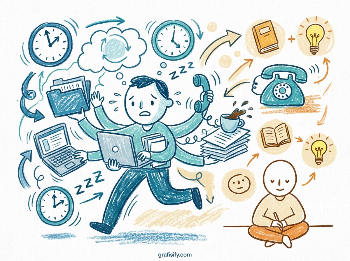 Hustle Culture Itu Mitos: Sibuk Bukan Berarti Produktif