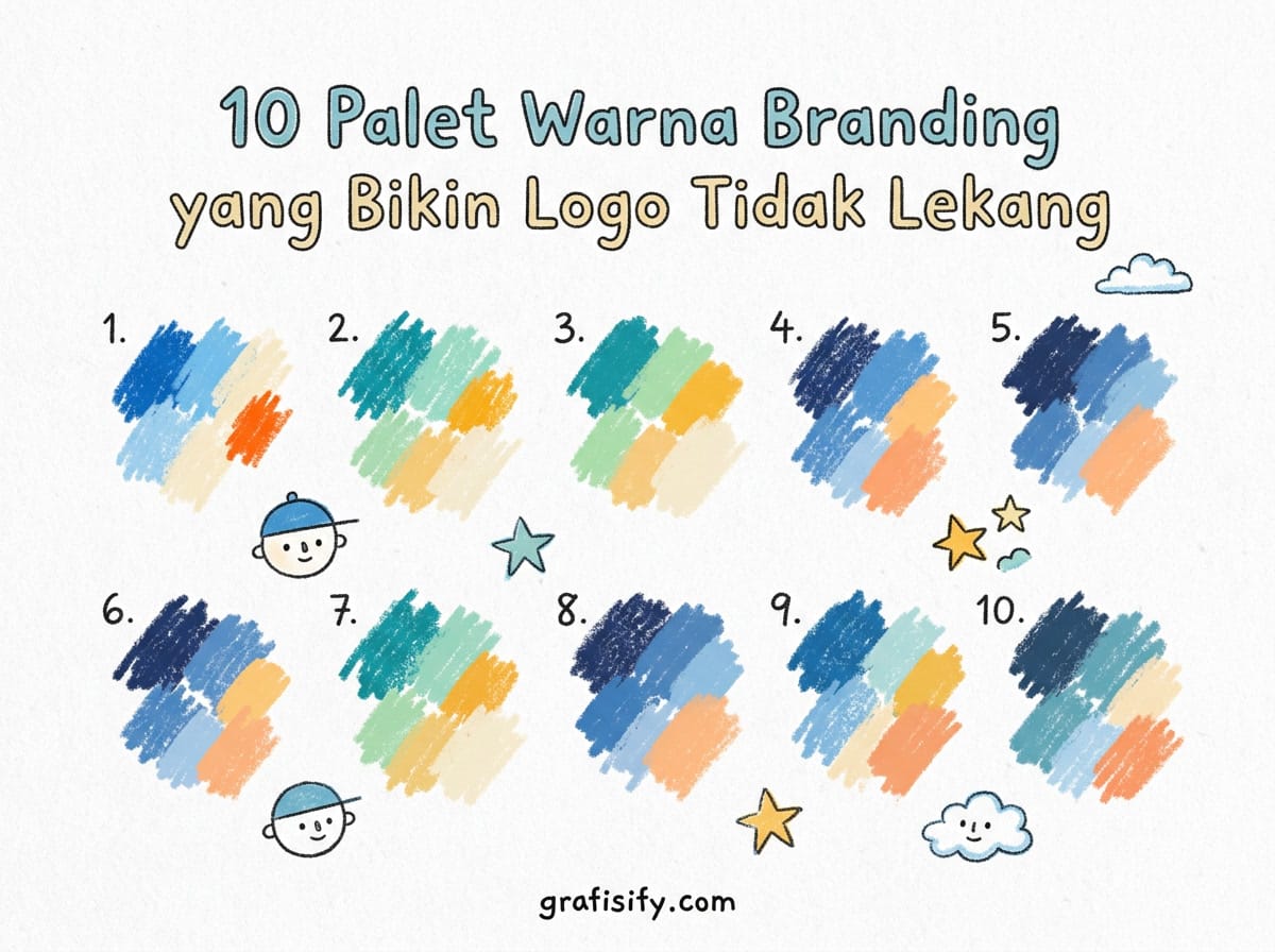 10 Palet Warna Branding yang Bikin Logo Tidak Lekang