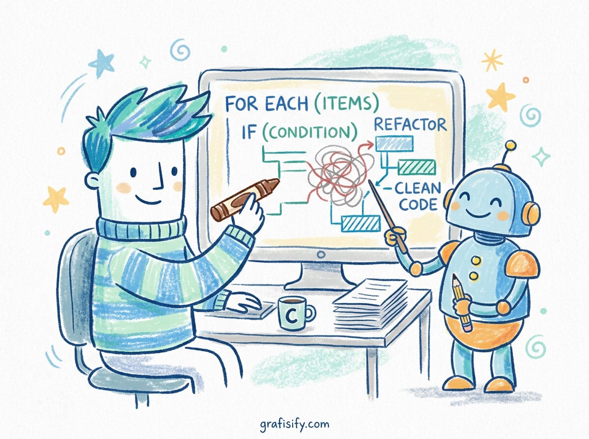 Refactor Kode Berantakan pakai AI Coding Agent