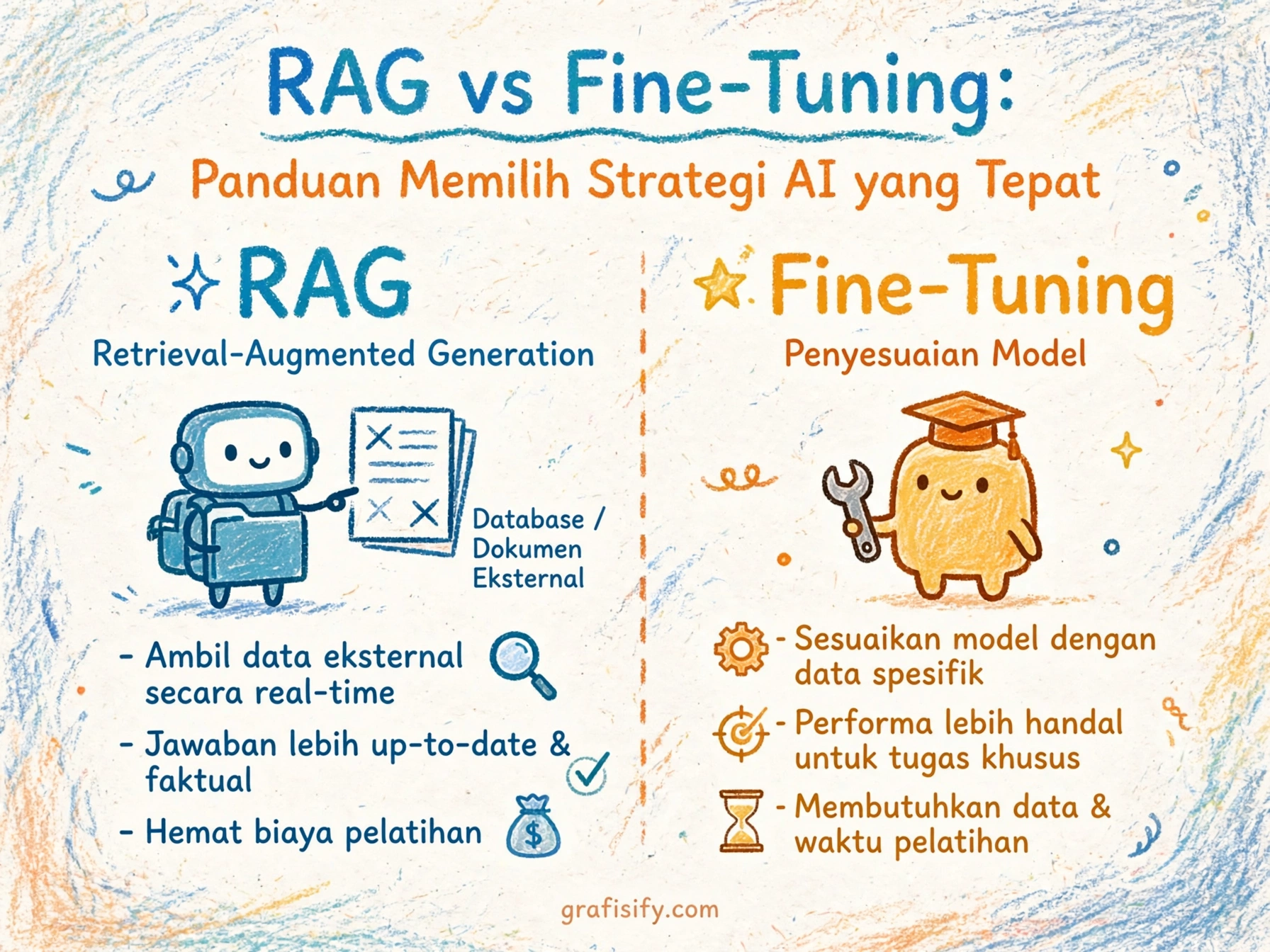 RAG vs Fine-Tuning: Panduan Memilih Strategi AI yang Tepat